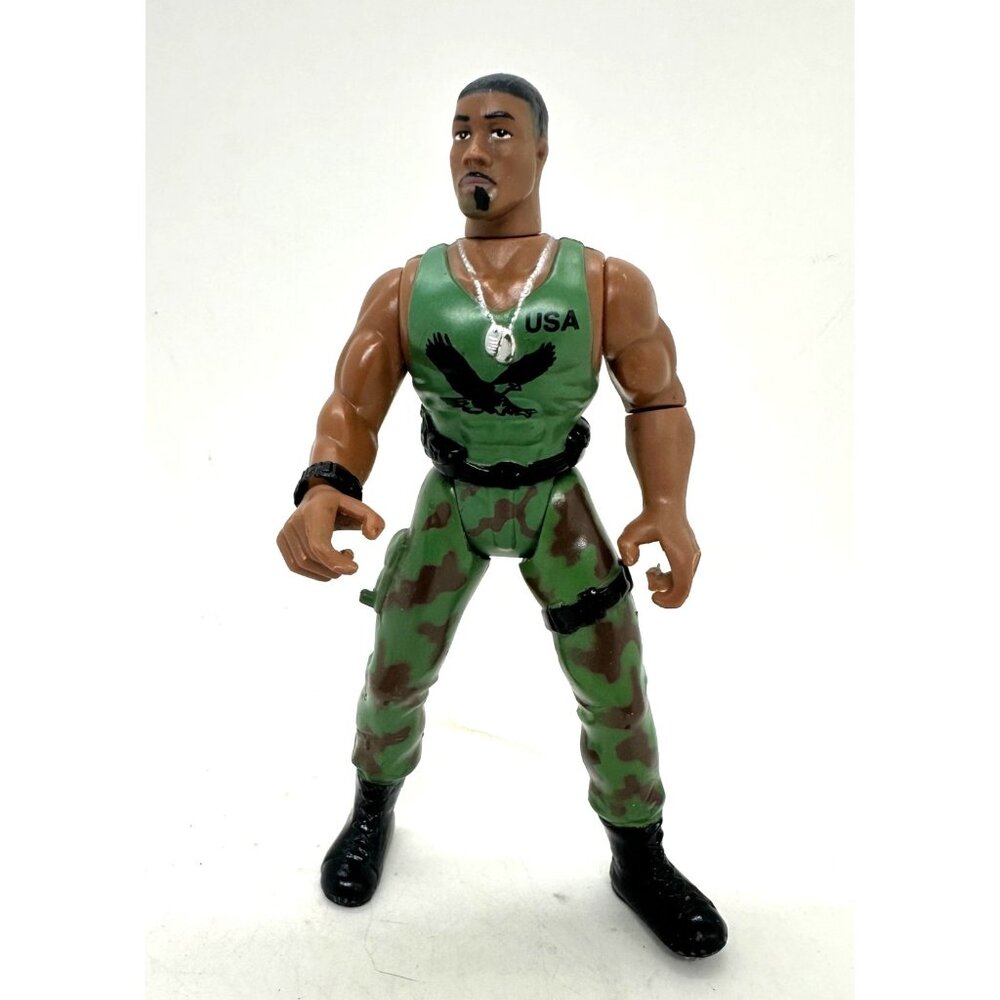 Vintage USA 1996 Independence Day ID4 Captain Steve Hiller Military Action Figur
